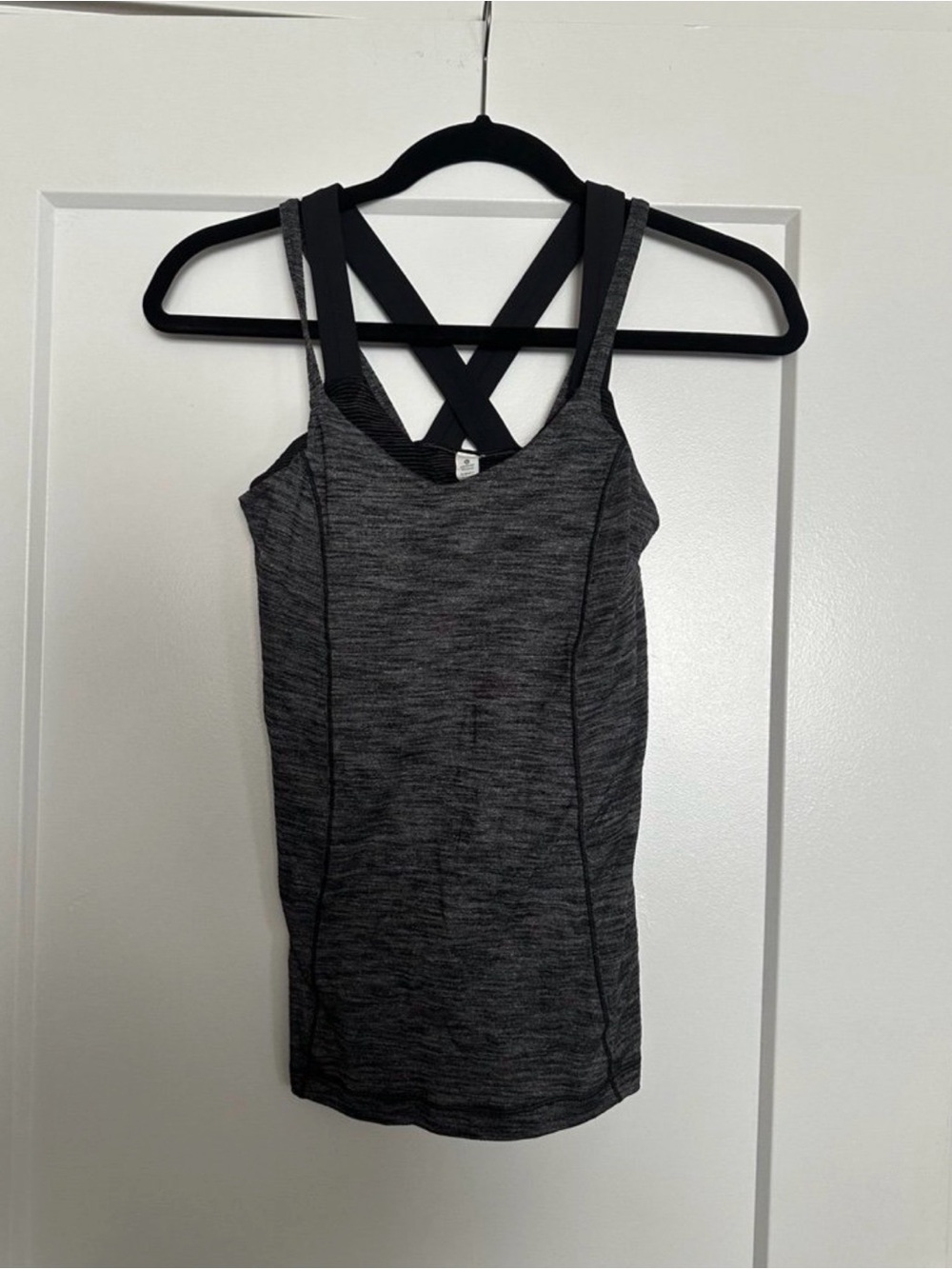 Lululemon Crisscross Back Performance Tank - Dark Gray